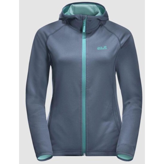 Wmns JW STAR JACKET Frost Blue