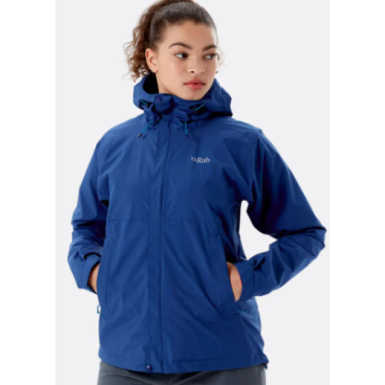 Wmns Rab Downpour Eco Jacket Nightfall