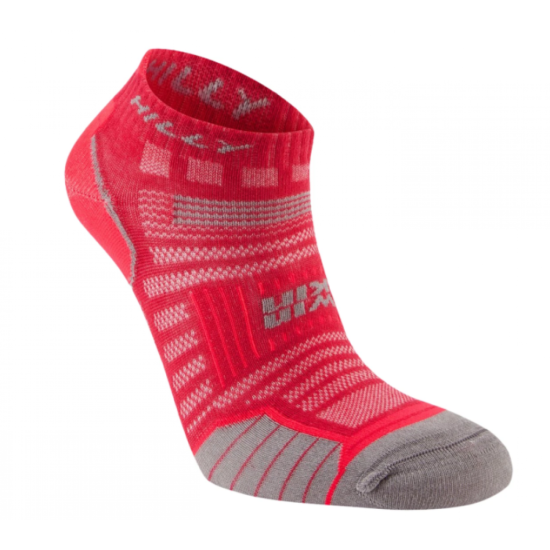 Wmns Hilly Twin Skin Socklet Magenta/Grey