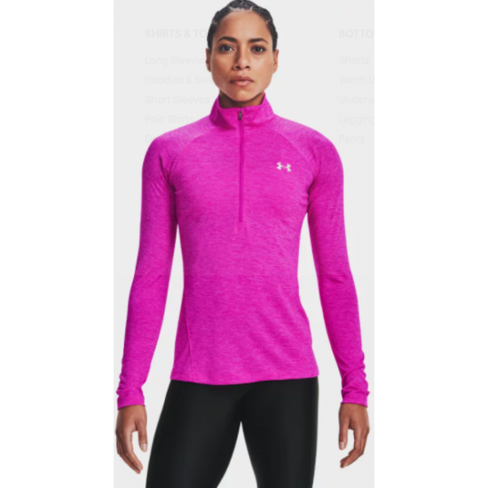 Wmns Tech 1/2 Zip - Twist Meteor Pink