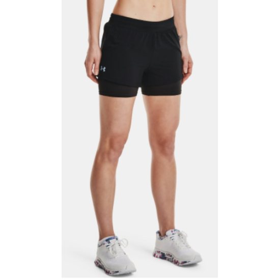 Wmns UA Iso-Chill Run 2-in-1 Shorts