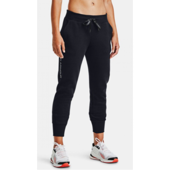 Wmns UA Rival Fleece EMB Pant Black